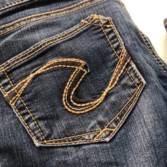 VINTAGE SILVER NOVEMBER JEGGING 25x30 CRYSTAL STUDS ๐ - Picture 12 of 14